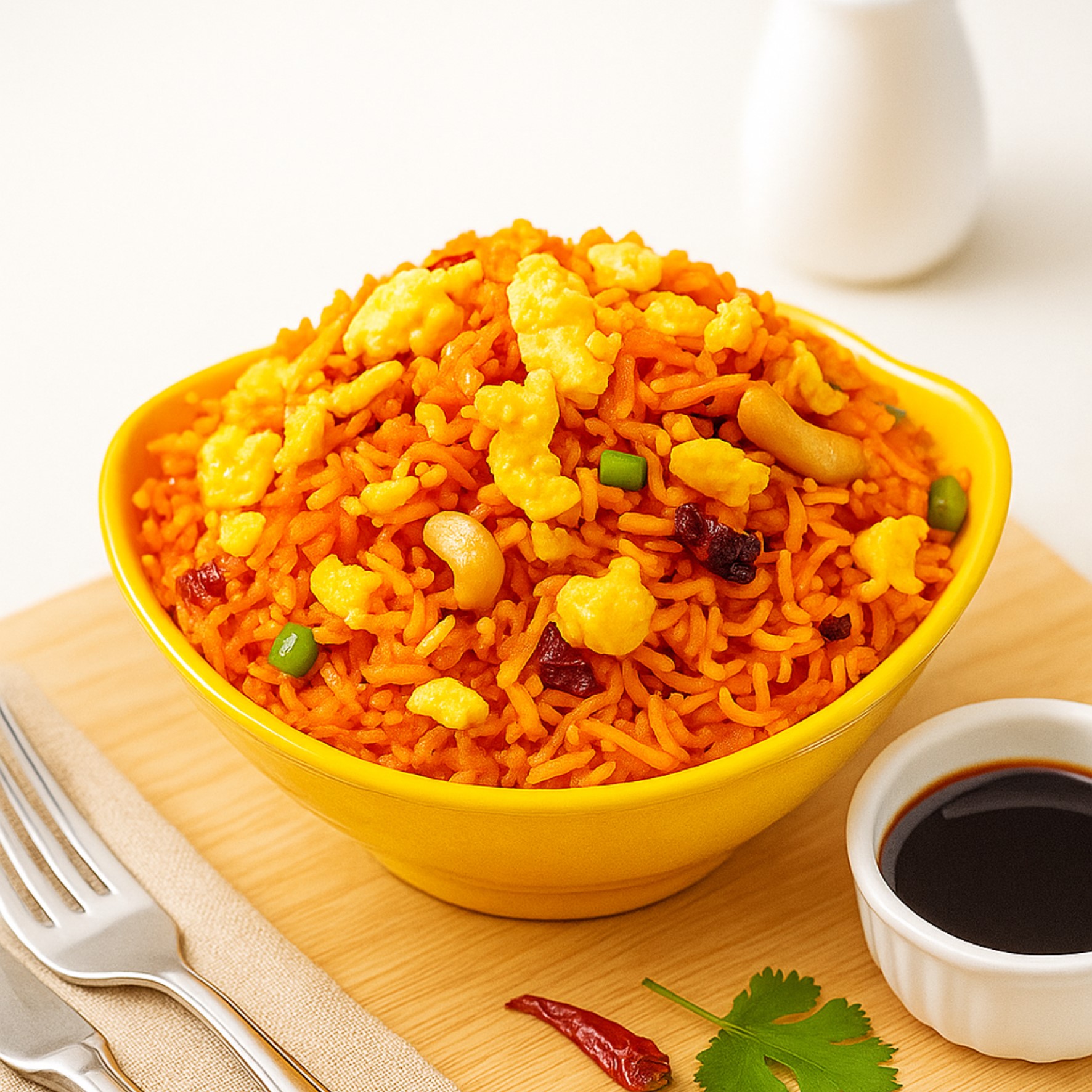 Schezwan Egg Fried Rice
